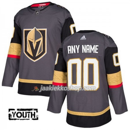 Lapsille NHL Vegas Golden Knights Custom Adidas 2017-2018 Harmaa Authentic